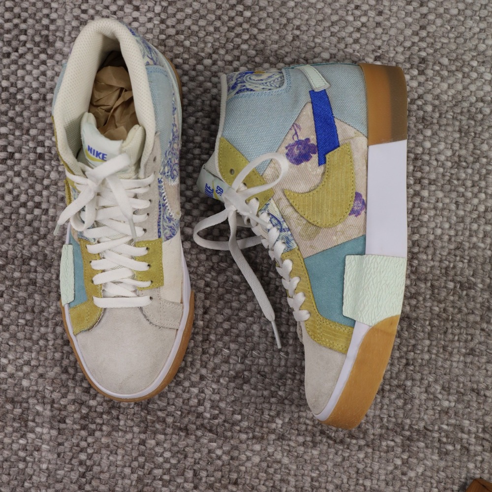 Nike SB Zoom Blazer Mid Premium Paisley Pack Dutch Blue DM0859-400 Mens 6.5